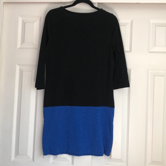 Fall Colorblock Dress - Picture 2 of 3